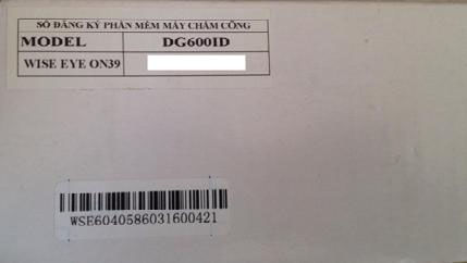 cách xem số đăng ký của máy chấm công