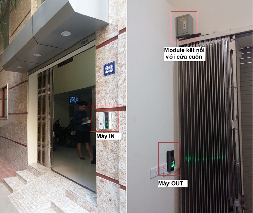 Thiết bị kiểm soát cửa nhà trọ 